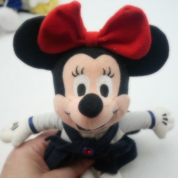 Lot of Vintage Minnie Mouse Disney Store Bean Bag Plush Claus Cheerleader Ruby - Picture 11 of 16